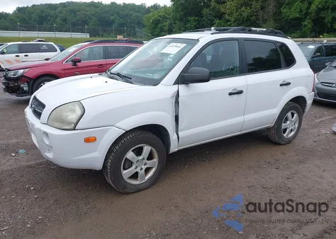 2005 Hyundai Tucson Gl из США, поврежденный, VIN KM8JM12B35U170765